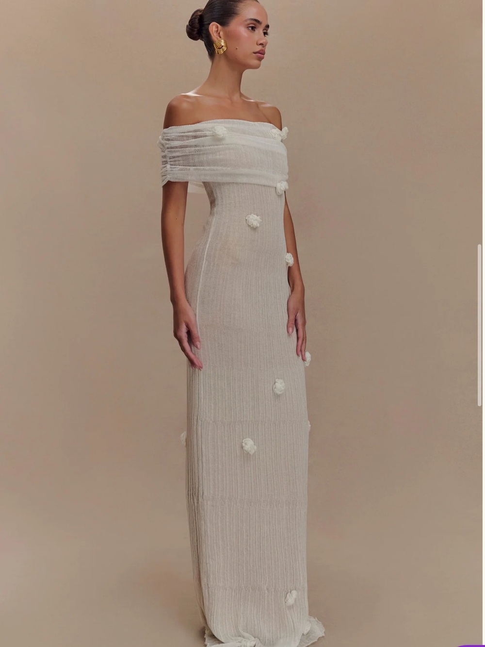 Meshki Brynn Orchid Knit Maxi Dress Size Small EXCELLENT CONDITION - Picture 4 of 5